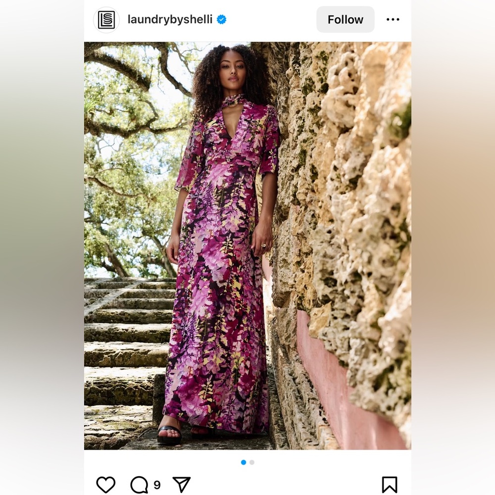 Floral maxi dress